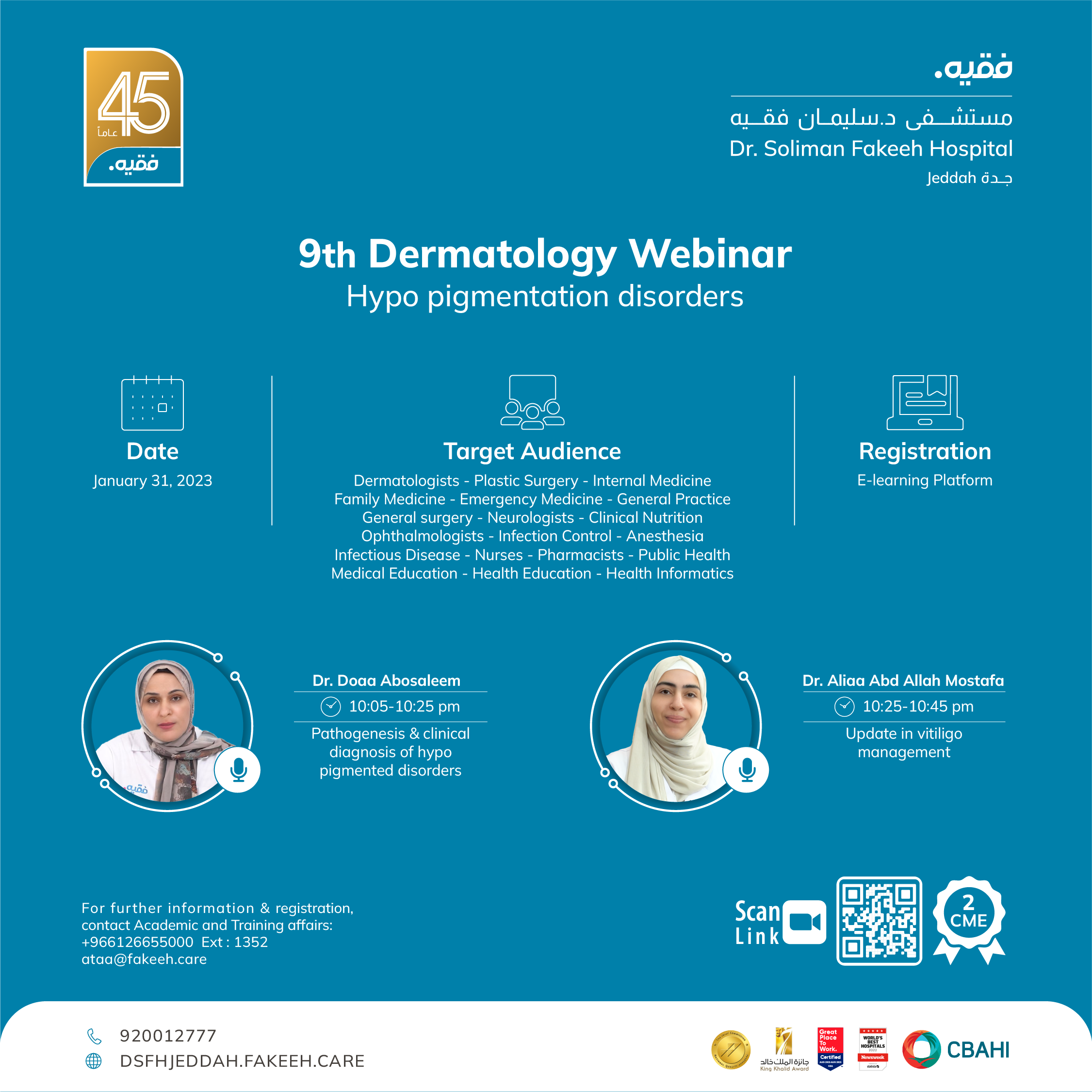 9th Dermatology Webinar