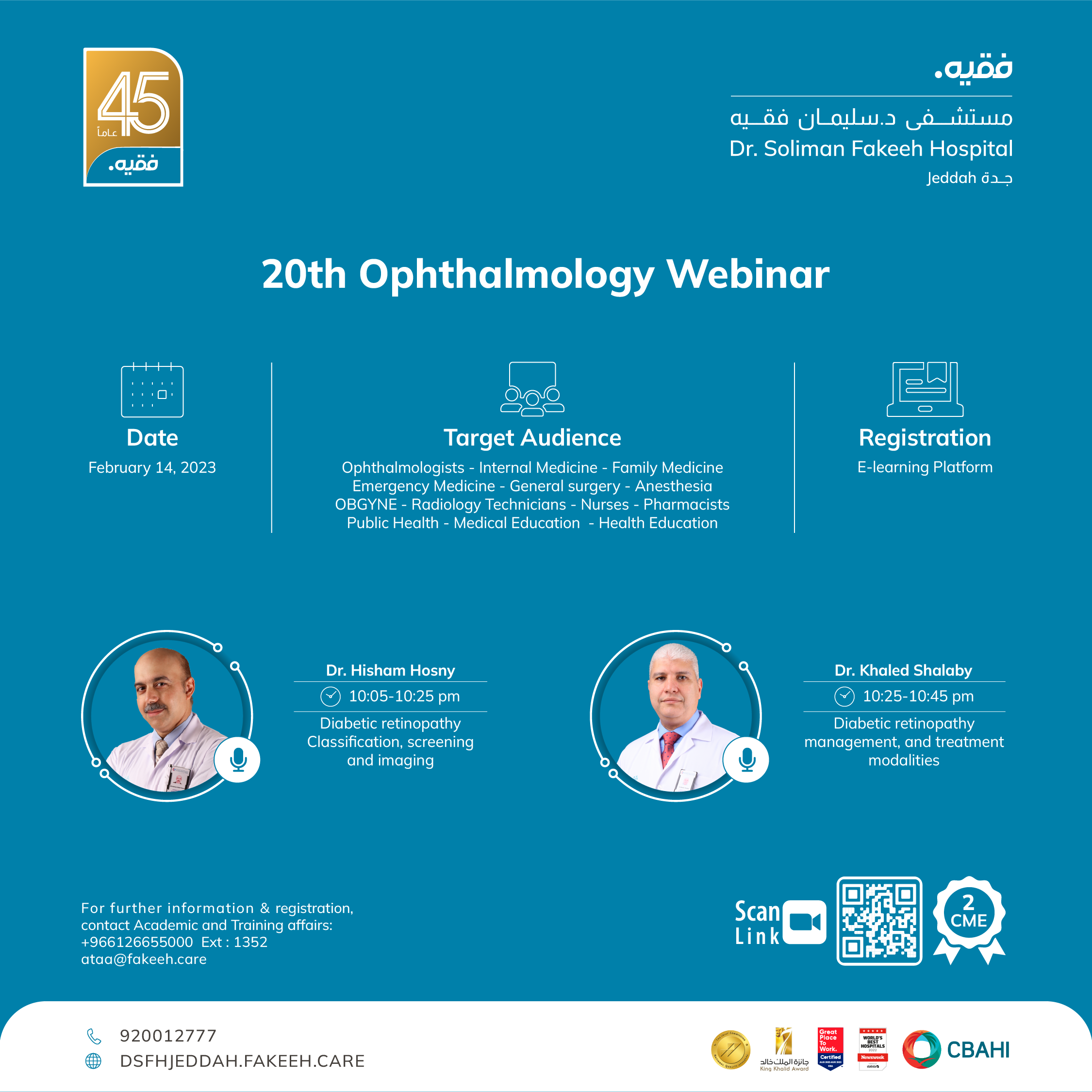 20th Ophthalmology Webinar