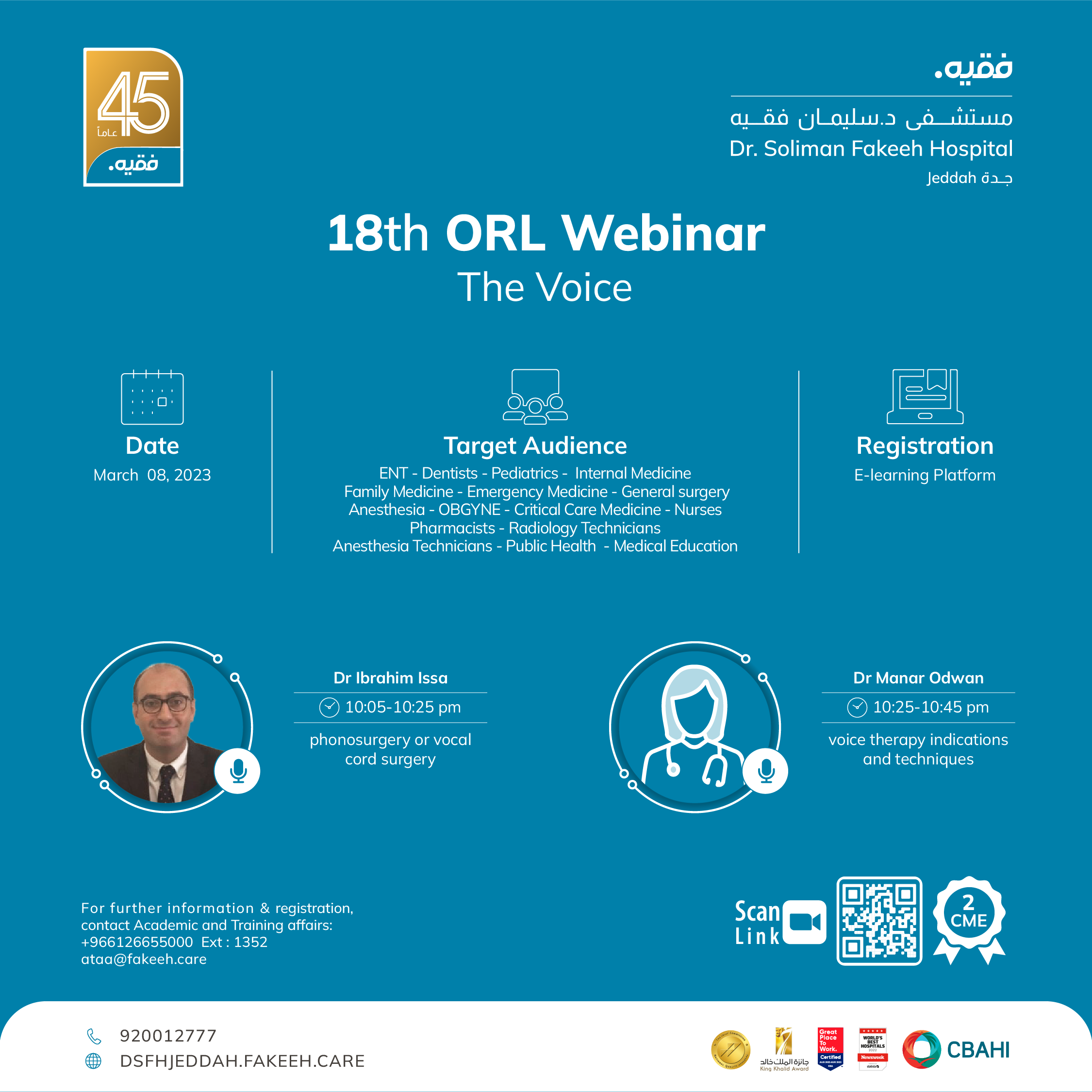 18th ORL Webinar