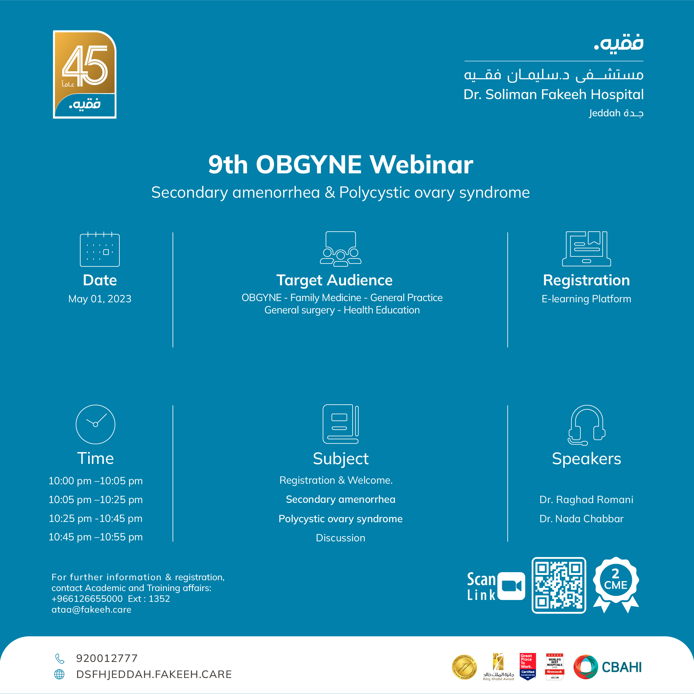 9th OBGYNE Webinar