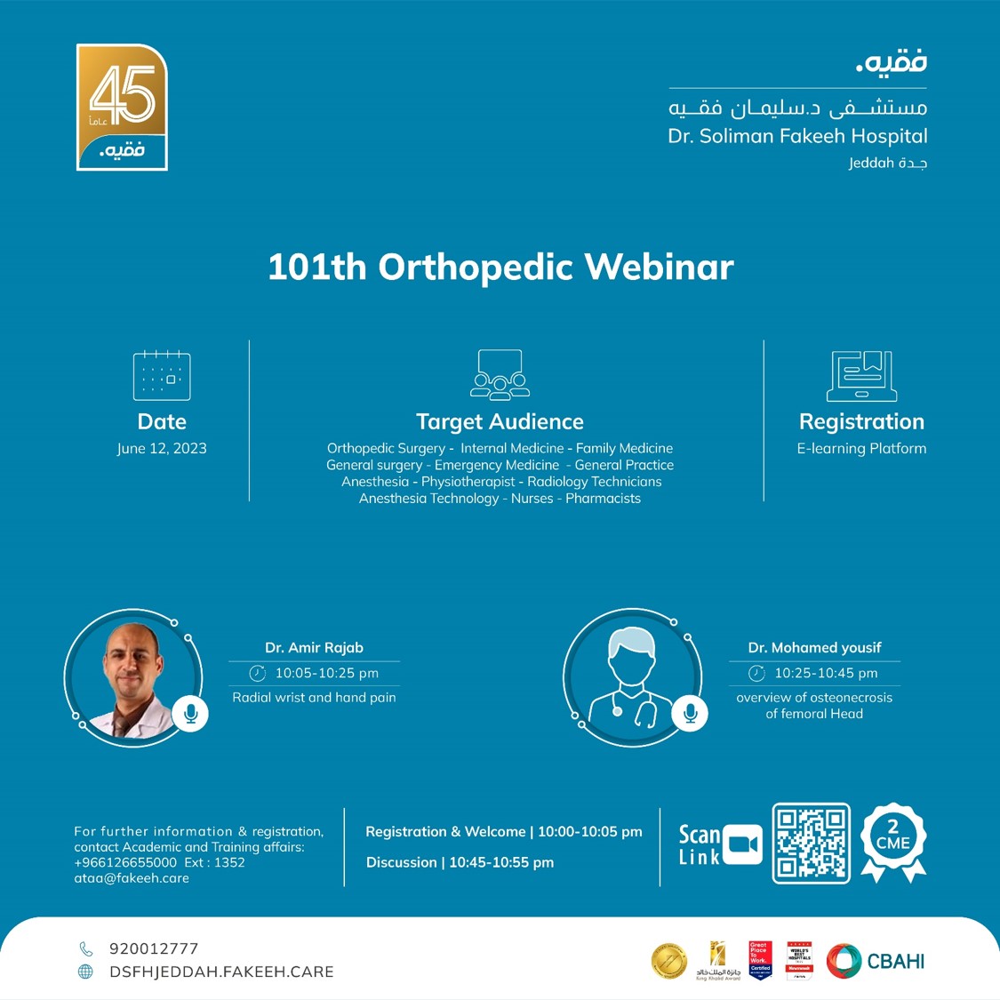 101th Orthopedic Webinar