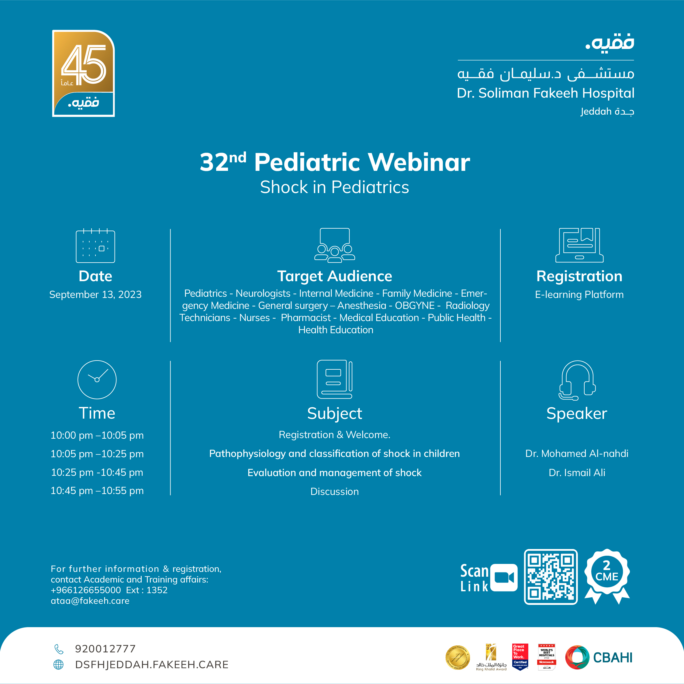 32nd Pediatric Webinar