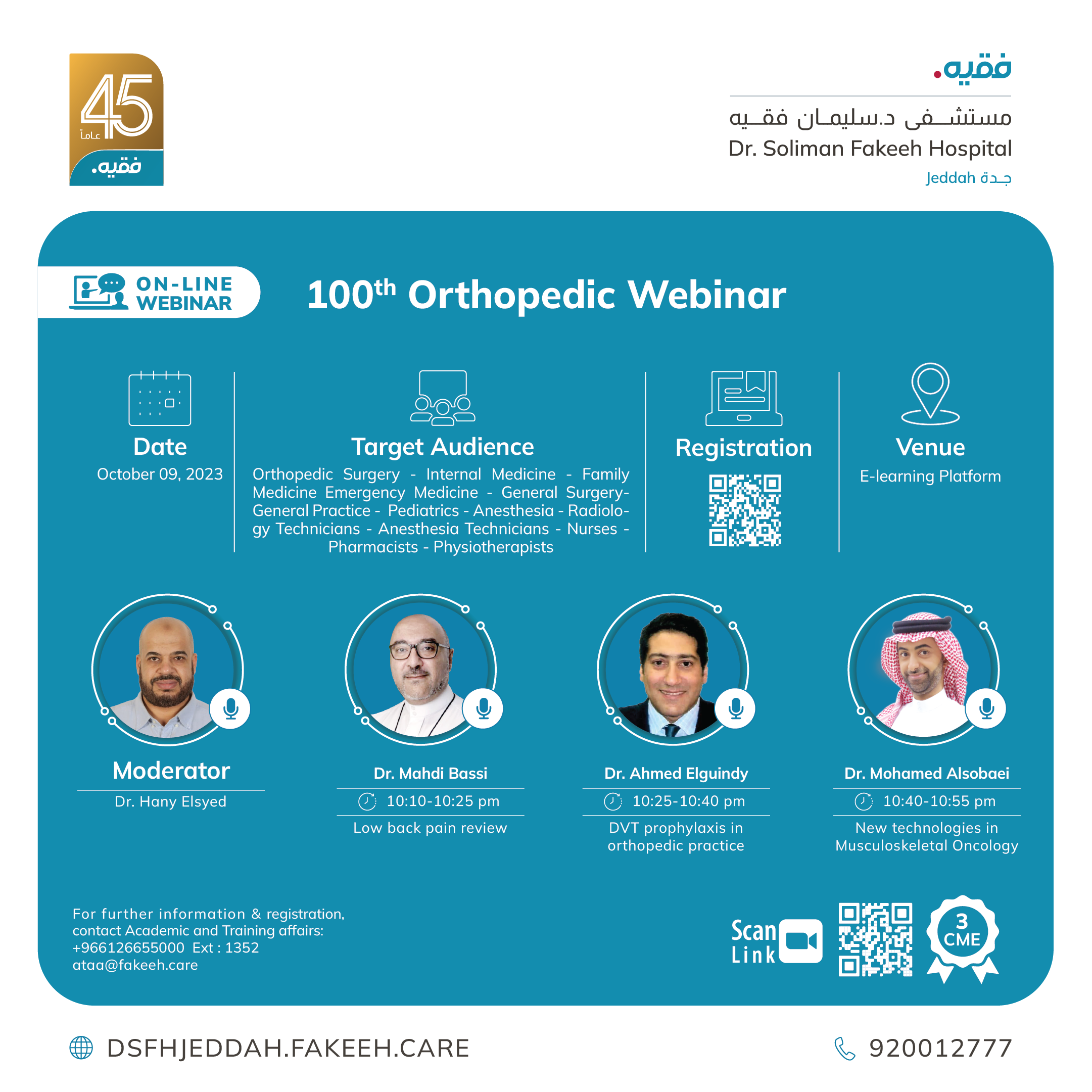 100th Orthopedic Webinar