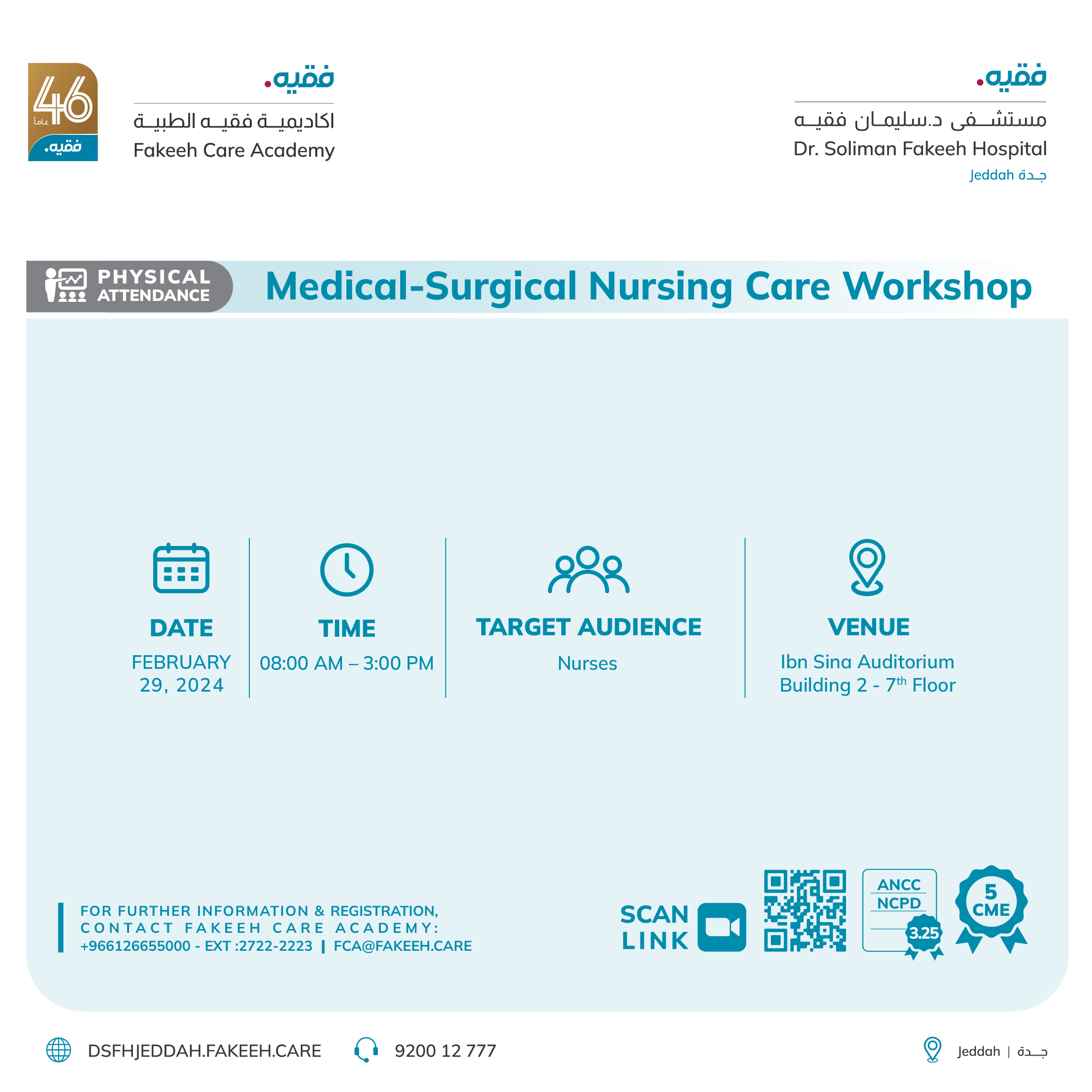 Medical Surgical Nursing Care Workshop