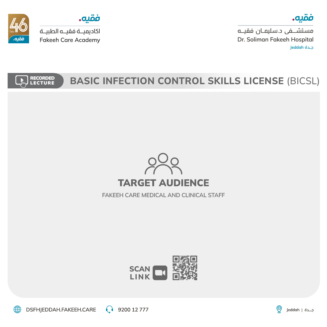 Basic Infection Control Skills License (Re-Contracting 2024)