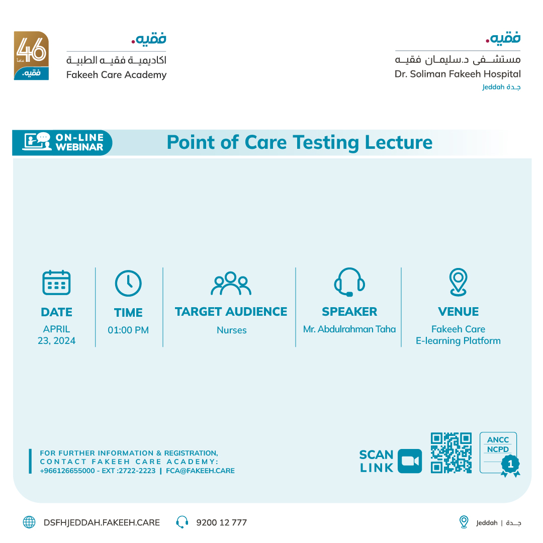 Point of Care Testing Lecture