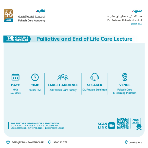 Palliative and End of Life Care Lecture