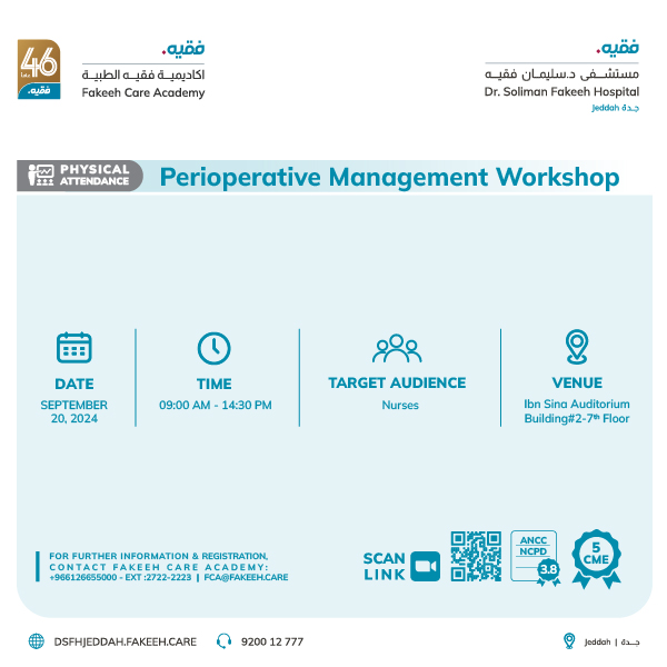 Perioperative Management Workshop