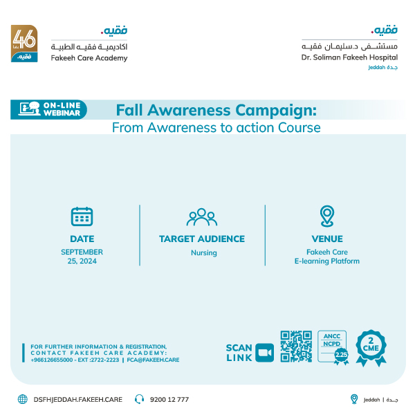 Fall Awareness Campaign From Awareness to action Course